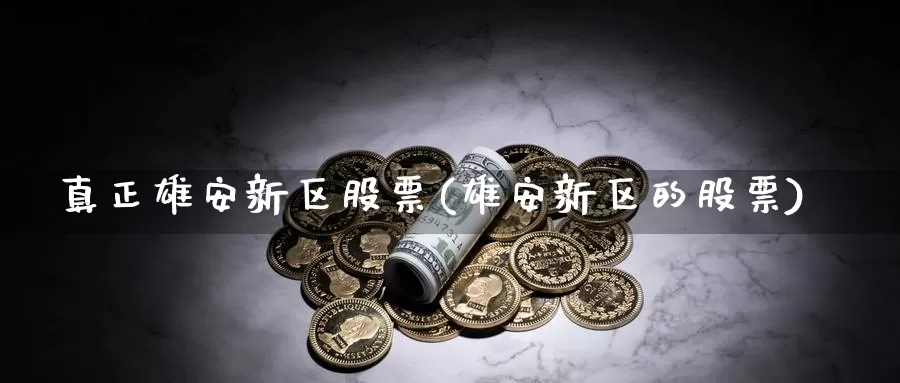 真正雄安新区股票(雄安新区的股票)_https://www.lfyiying.com_港股_第1张