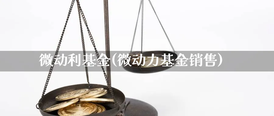 微动利基金(微动力基金销售)_https://www.lfyiying.com_股吧_第1张