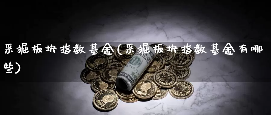 采掘板块指数基金(采掘板块指数基金有哪些)_https://www.lfyiying.com_股吧_第1张