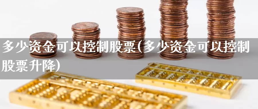 多少资金可以控制股票(多少资金可以控制股票升降)_https://www.lfyiying.com_美股_第1张