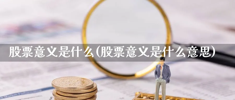 股票意义是什么(股票意义是什么意思)_https://www.lfyiying.com_港股_第1张