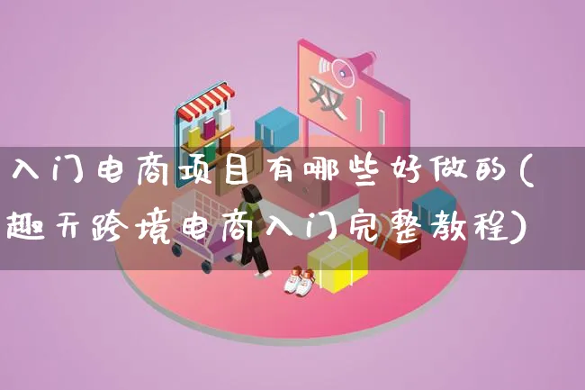 入门电商项目有哪些好做的(趣天跨境电商入门完整教程)_https://www.lfyiying.com_个股_第1张