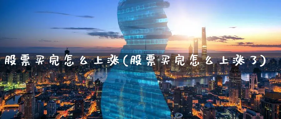 股票买完怎么上涨(股票买完怎么上涨了)_https://www.lfyiying.com_个股_第1张