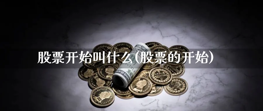 股票开始叫什么(股票的开始)_https://www.lfyiying.com_股票分类_第1张