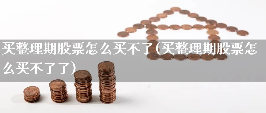 买整理期股票怎么买不了(买整理期股票怎么买不了了)_https://www.lfyiying.com_股票百科_第1张