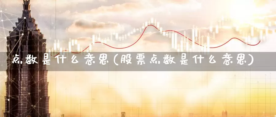 点数是什么意思(股票点数是什么意思)_https://www.lfyiying.com_股吧_第1张