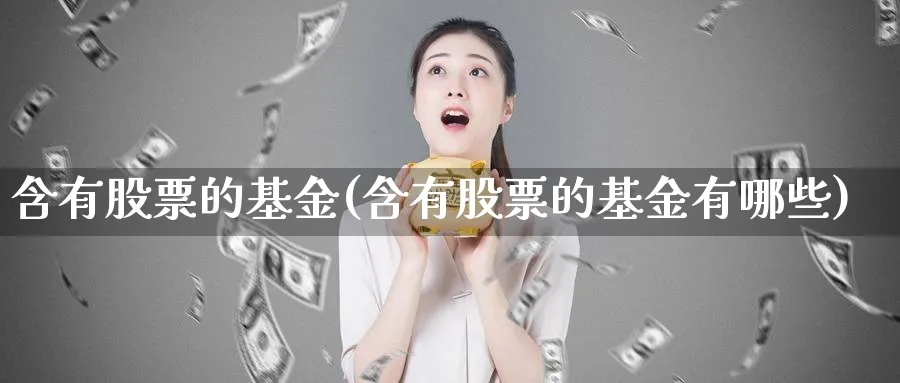 含有股票的基金(含有股票的基金有哪些)_https://www.lfyiying.com_个股_第1张