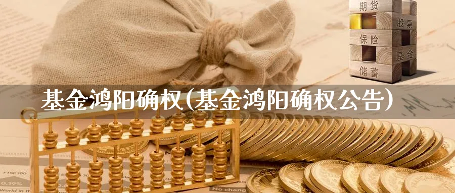 基金鸿阳确权(基金鸿阳确权公告)_https://www.lfyiying.com_个股_第1张