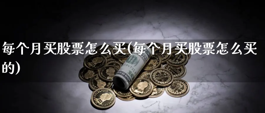 每个月买股票怎么买(每个月买股票怎么买的)_https://www.lfyiying.com_股吧_第1张