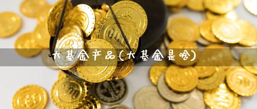 大基金产品(大基金是啥)_https://www.lfyiying.com_股票百科_第1张