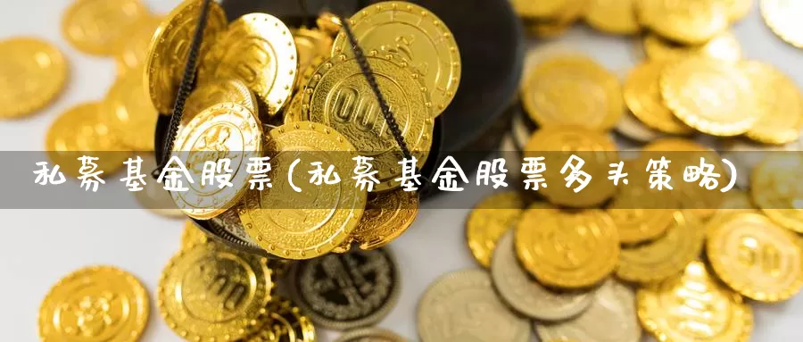 私募基金股票(私募基金股票多头策略)_https://www.lfyiying.com_股吧_第1张