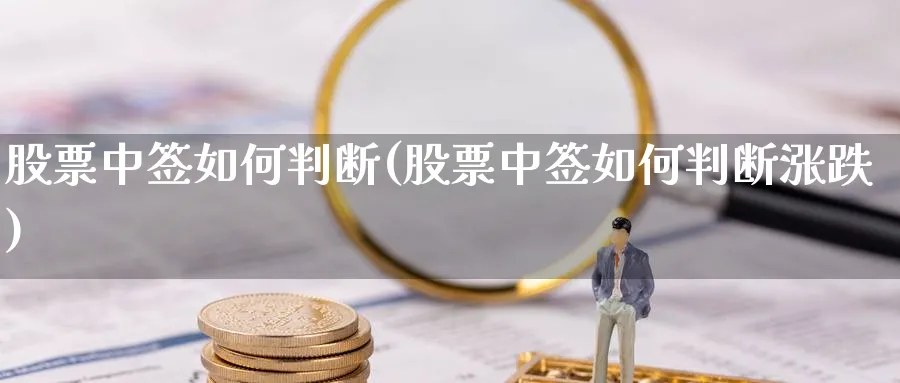 股票中签如何判断(股票中签如何判断涨跌)_https://www.lfyiying.com_美股_第1张