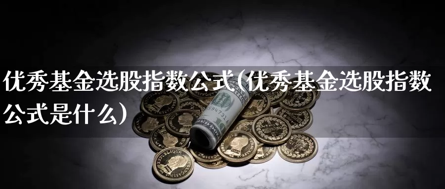 优秀基金选股指数公式(优秀基金选股指数公式是什么)_https://www.lfyiying.com_港股_第1张