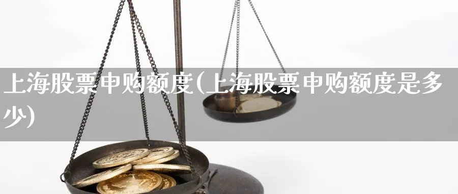 上海股票申购额度(上海股票申购额度是多少)_https://www.lfyiying.com_股票百科_第1张