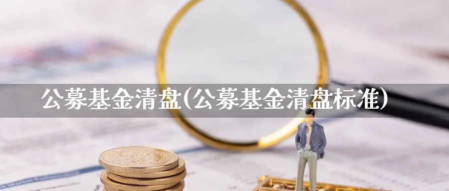 公募基金清盘(公募基金清盘标准)_https://www.lfyiying.com_股票分类_第1张