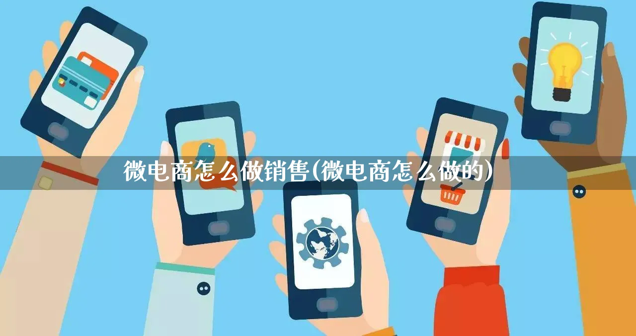 微电商怎么做销售(微电商怎么做的)_https://www.lfyiying.com_证券_第1张