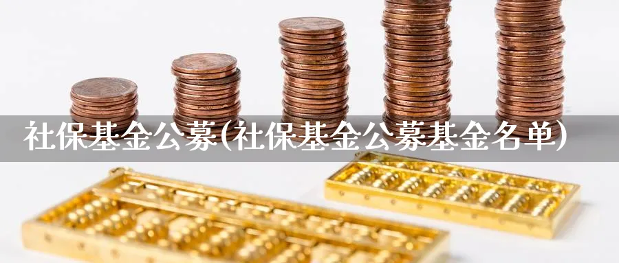 社保基金公募(社保基金公募基金名单)_https://www.lfyiying.com_证券_第1张