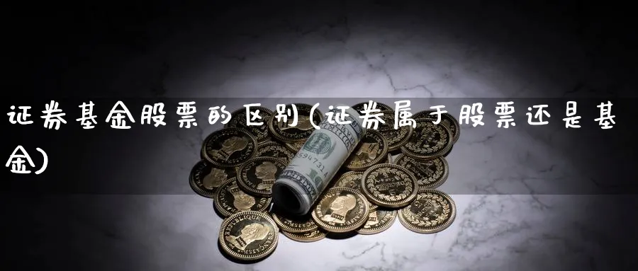 证券基金股票的区别(证券属于股票还是基金)_https://www.lfyiying.com_证券_第1张