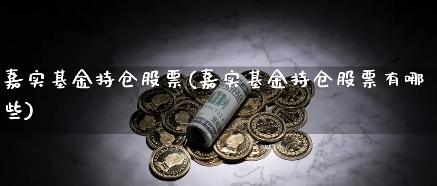 嘉实基金持仓股票(嘉实基金持仓股票有哪些)_https://www.lfyiying.com_证券_第1张