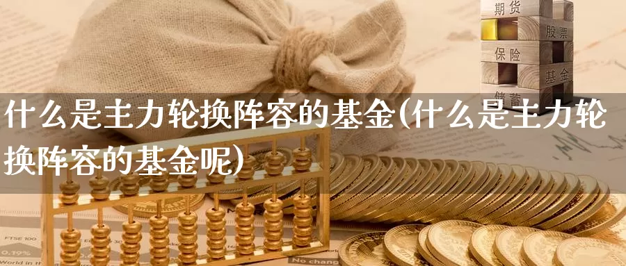 什么是主力轮换阵容的基金(什么是主力轮换阵容的基金呢)_https://www.lfyiying.com_股票百科_第1张