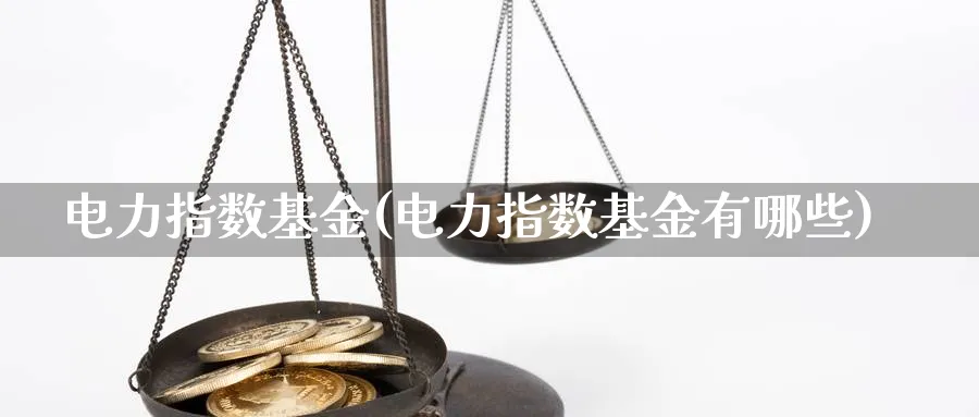 电力指数基金(电力指数基金有哪些)_https://www.lfyiying.com_个股_第1张