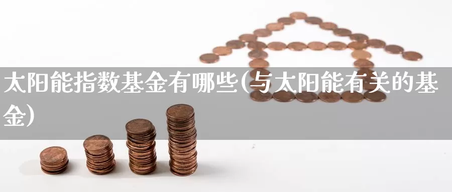 太阳能指数基金有哪些(与太阳能有关的基金)_https://www.lfyiying.com_证券_第1张