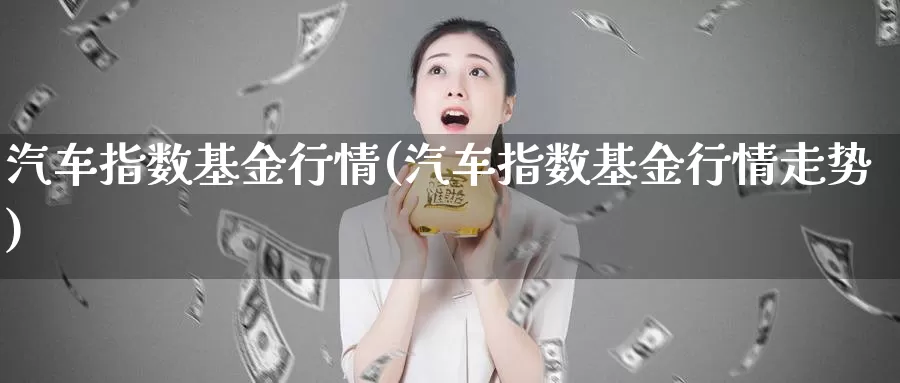 汽车指数基金行情(汽车指数基金行情走势)_https://www.lfyiying.com_个股_第1张