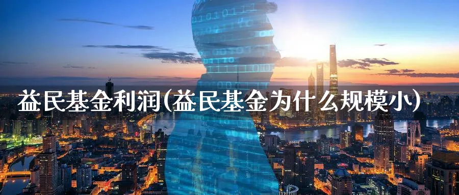 益民基金利润(益民基金为什么规模小)_https://www.lfyiying.com_股票分类_第1张