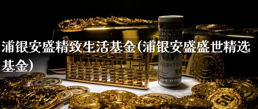 浦银安盛精致生活基金(浦银安盛盛世精选基金)_https://www.lfyiying.com_证券_第1张