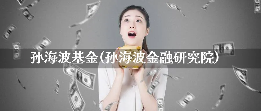 孙海波基金(孙海波金融研究院)_https://www.lfyiying.com_股票百科_第1张