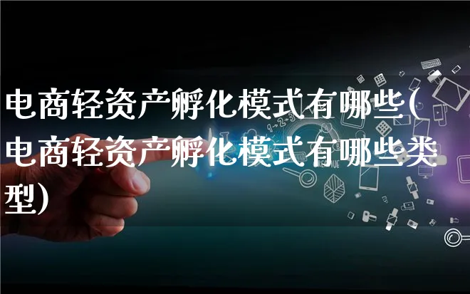 电商轻资产孵化模式有哪些(电商轻资产孵化模式有哪些类型)_https://www.lfyiying.com_股票百科_第1张