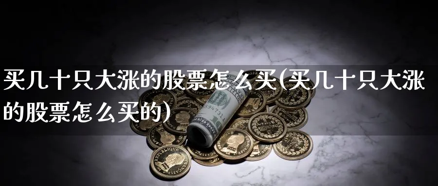 买几十只大涨的股票怎么买(买几十只大涨的股票怎么买的)_https://www.lfyiying.com_港股_第1张