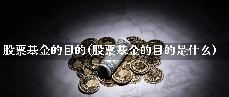 股票基金的目的(股票基金的目的是什么)_https://www.lfyiying.com_股票分类_第1张