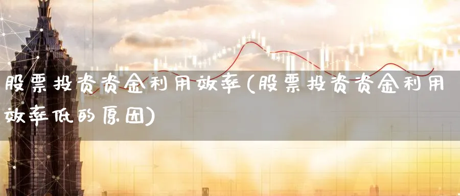 股票投资资金利用效率(股票投资资金利用效率低的原因)_https://www.lfyiying.com_股票分类_第1张