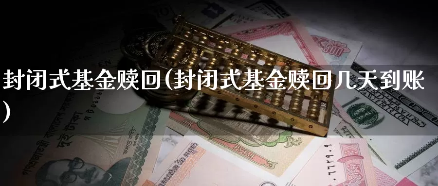 封闭式基金赎回(封闭式基金赎回几天到账)_https://www.lfyiying.com_股吧_第1张