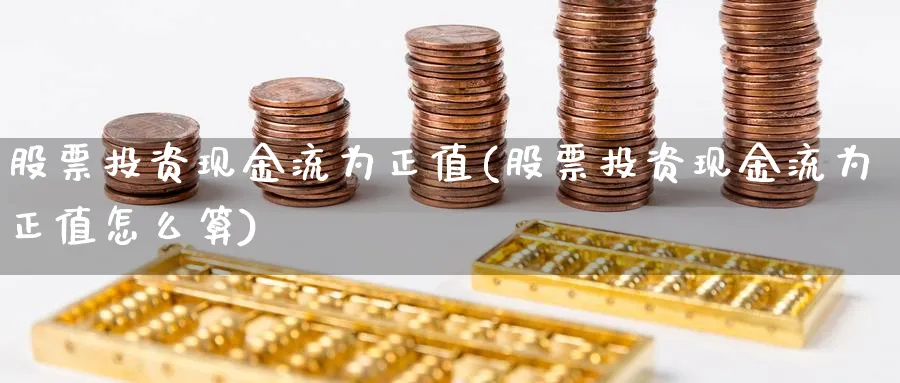 股票投资现金流为正值(股票投资现金流为正值怎么算)_https://www.lfyiying.com_股票百科_第1张