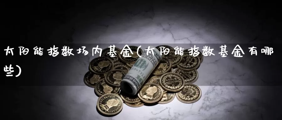 太阳能指数场内基金(太阳能指数基金有哪些)_https://www.lfyiying.com_美股_第1张