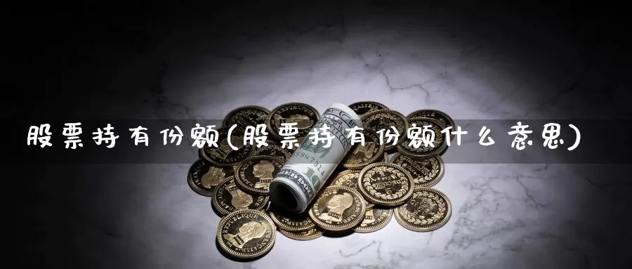 股票持有份额(股票持有份额什么意思)_https://www.lfyiying.com_股吧_第1张