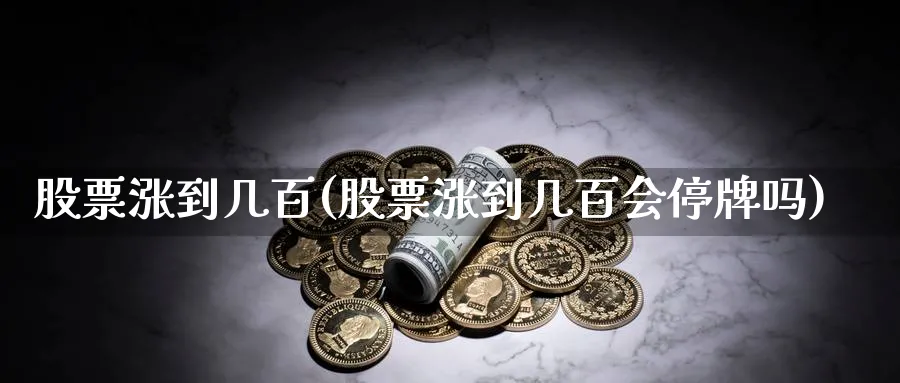 股票涨到几百(股票涨到几百会停牌吗)_https://www.lfyiying.com_美股_第1张