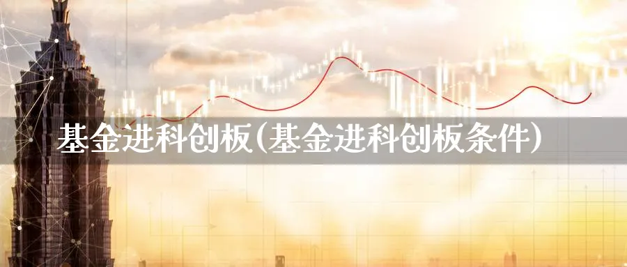 基金进科创板(基金进科创板条件)_https://www.lfyiying.com_美股_第1张