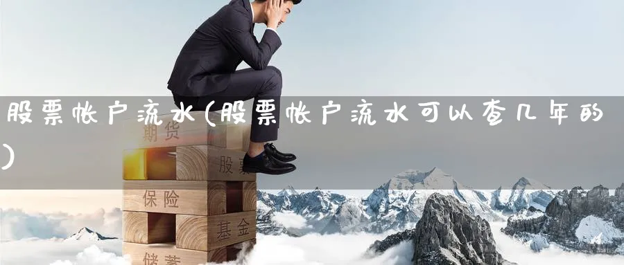 股票帐户流水(股票帐户流水可以查几年的)_https://www.lfyiying.com_股吧_第1张