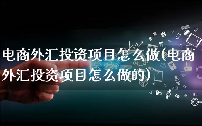 电商外汇投资项目怎么做(电商外汇投资项目怎么做的)_https://www.lfyiying.com_证券_第1张