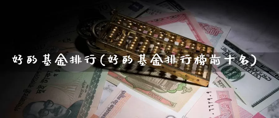 好的基金排行(好的基金排行榜前十名)_https://www.lfyiying.com_股吧_第1张