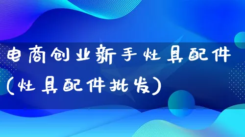 电商创业新手灶具配件(灶具配件批发)_https://www.lfyiying.com_股票百科_第1张