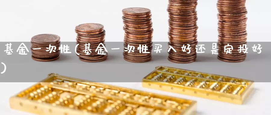 基金一次性(基金一次性买入好还是定投好)_https://www.lfyiying.com_港股_第1张