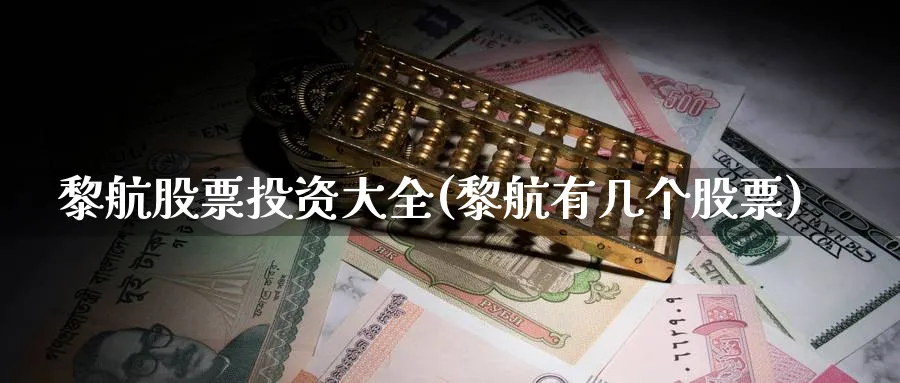 黎航股票投资大全(黎航有几个股票)_https://www.lfyiying.com_股吧_第1张