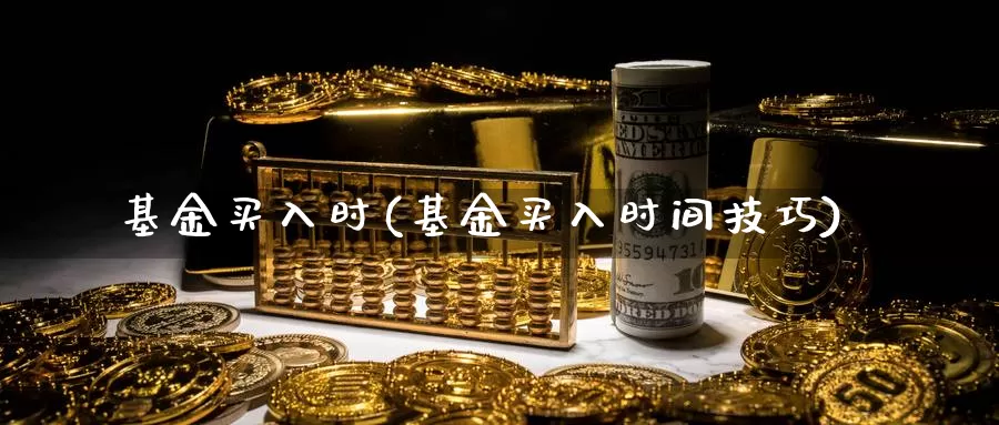 基金买入时(基金买入时间技巧)_https://www.lfyiying.com_证券_第1张